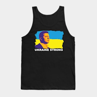 zelensky ukrainr strong Tank Top